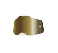 100% Unisex Adults? Racecraft/Accuri/Strata Sunglass Lenses, True Gold, Erwachsene