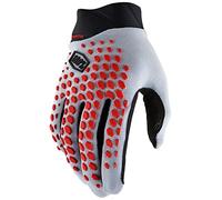 100% Geomatic Bicycle Gloves, grey-red, size M for Men