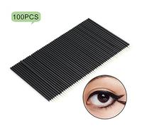 100 Units Disposable Makeup Brush Eyeliner Eyeshadow Applicator Makeup Cosmetic Tool for Eyelashes Extensions