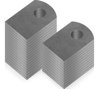 100 Universal Shock-Absorbing seat Thick Flat Bracket Angle Plates are Welded onto Lightweight Low-Carbon Steel for Easy Welding(20 * 40mm)
