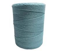 100% Unmercerized Cotton Weaving Warp Thread 8/4 | Made in America | 820 Yards | 8 oz Total Weight | Choose Colors of Blues/Greens/Turquoises (Light Rustic Blue 8/4)