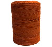 100% Unmercerized Cotton Weaving Warp Yarn Thread 8/2 | Made in America | 1640 Yards | 8 oz Total Weight | Choose Colors of Pinks/Purples/Reds/Oranges (Burned Orange 8/2)