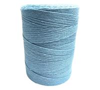 100% Unmercerized Cotton Weaving Warp Yarn Thread 8/2 | Made in America | 1640 Yards | 8 oz Total Weight | Choose Colors of Blues/Greens/Turquoises (Sky Blue 8/2)