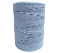 100% Unmercerized Cotton Weaving Warp Yarn Thread 8/2 | Made in America | 1640 Yards | 8 oz Total Weight | Choose Colors of Blues/Greens/Turquoises (Ice Blue 8/2)