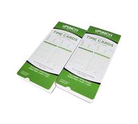 100 uPunch Time Cards for HN3000