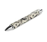 100 US Dollars Retractable Ballpoint Pen Black Ink Ball Point 0.5mm Smooth Writing Note Taking Accessories For Office