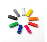 100 USB Flash Drives 8 GB Customisable, Available in 9 Colours, Includes Customization up to 3 Colours or Laser, Gift Company Wedding Favor, USB Corporate and Advertising