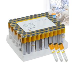 100 Vacuum Blood Collection Tubes - 3ml/5ml/10ml, For Serum & PRP Preparation