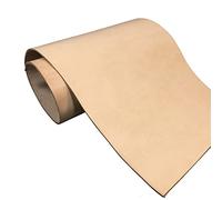 100% Veg Tan Full Grain Leather Cowhide Pre-Cut Pieces 8-9 oz. (3.5mm) - Tooling Leather Hide - Vegetable Tanned Leather for Tooling, Carving, Molding, Dyeing (White-Veg Tanned, 24"x24")