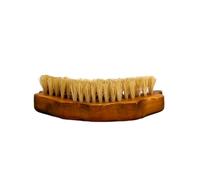 100% Vegan Plant Based Bristle 360 Wave Brush, Hand Crafted with Ash Hardwood Detangler Hair Brush for Men and Women All Hair Textures Creates Layer Hair Waves