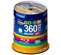 Verbatim 1Time Recording Blu-Ray Disc Bd-R 50Gb 100 Pieces White Print NEW