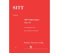 100 Violin Etudes Opus 32 (Version adapted for Viola): Book I: 20 Etudes in 1st Position