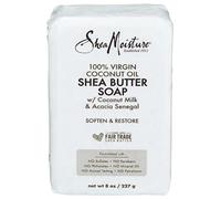 100% Virgin Coconut Oil Shea Butter Soap by Shea Moisture for Unisex - 8 oz Bar Soap