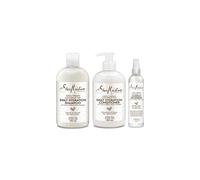 100% Virgin Coconut Oil TRIO BUNDLE| Daily Hydration Conditioner 13 Oz, Daily Hydration Shampoo 13 Oz & Leave-in Treatment 8 Oz by Shea Moisture