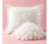 100% Virgin Polyester Hollowfibre Filling Washable White Stuffing Soft Toy Cushion Pillow Filling Teddy Bear Craft & Upholstery Use Anti Allergic High Loft Bounce Back Fibre (2kg)