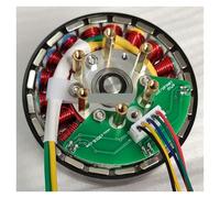 100 W permanent disc magnet three-phase brushless DC motor/motor 18N20P DC24V with Hall Sensor (motor)