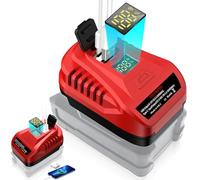 100 W Type C Battery USB Charger Adapter for One x Bright 18 V Battery Power Converter Can Battery with USB Charger Type C, with 2.1 A USB Port Charging
