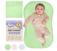 100% Waterproof Baby Lounger Cover - 2-Ply Organic Cotton Slipcovers Keep Your Lounger Clean & Your Baby Comfy - Machine Washable - (Lounger Not Included) - Sage