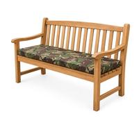 100% Waterproof Garden Bench Cushion Extra Thick Outdoor Seat Pad with Removable Cover Comfortable Patio Furniture Cushion for Iceni Eden Storage Benches (Camouflage, 3 seater 140 x 50 x 5)