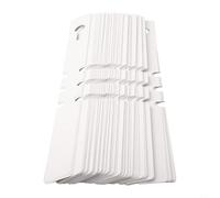 100 Waterproof Hanging Tags for Effective Management of Plants in Gardens (White)