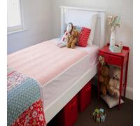 100% Waterproof mattress protector/Washable Single Bed Pad with Tucks for toilet training, bedwetting and Incontinence, 3 Litre.