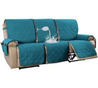 100% Waterproof Recliner Sofa Cover 3 Seater Sofa Cover for 3 Cushions Reclining Sofa Cover with Non-Slip Backing and Strap