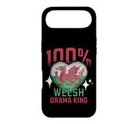 100% welsh Drama King Funny Wales Roots Flag Heart Case for iPhone Air