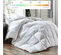 100% White Duck Feather Single Bed Size 7.5 Tog Quilt/Duvet by Viceroybedding