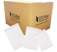 100 White Padded Bubble Envelopes 115X195mm Pp2 A6 Size