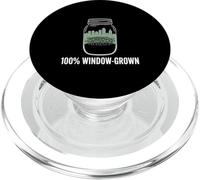 100% Window-Grown Urban Garden Mason Jar Sprouts PopSockets PopGrip for MagSafe