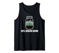 100% Window-Grown Urban Garden Mason Jar Sprouts Tank Top