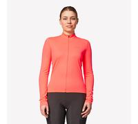 100 Women's Long-sleeved Road Cycling Jersey - Coral