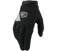 100% Women's Ridecamp Gloves L Black/Charcoal 10013-00003