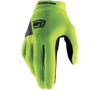 100% Women's Ridecamp Gloves XL Flo Yellow/Black 10013-00009