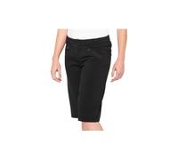 100% Women's Ridecamp Shorts XL Black 45901-001-13