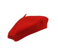 100% Wool Red Beret French Parisian Hat
