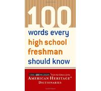 100 Words Every High School Freshman Should Know