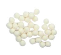 100 x 10mm Pom Poms Fluffy Craft Choose Your Colour 14 Choices (Cream)