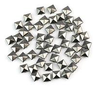 100 X 10mm Pyramid Studs Spots Punk Rock Nailheads Spikes For Bag Shoes Bracelet Professional process