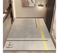 100 x 120 cm Entryway Door Mats for Indoor Outdoor, Modern Bordered Area Rugs with Non-Skid Backing, Easy to Clean Non Shedding, Soft Low Pile Floor Carpet for Living Room Kitchen Bedroom, Style G