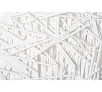 100 x 190mm / 7.5 inch White Plastic Cake Pop Lollipop Sticks