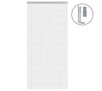 (100 x 200 cm) vidaXL Chain Door Fly Screen Chain Curtain Door Screen 90x220 cm Aluminium