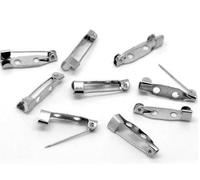 100 x 20mm Small Brooch Bar Backs Safety Pins Catch Findings 2cm
