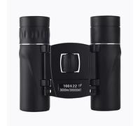 100 x 22 Adult Children Bird Watching Binoculars High Magnification Portable Mini Binoculars, BAK4 Prisms for Outdoor Camping, Bird Watching, Hiking, Travel and Concerts