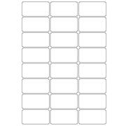 100 X 24 labels per sheet A4 White Self Adhesive Address Shipping Mailing Labels, Sticky Back Printing Sticker, Laser/Inkjet Printers and Copier Size 63.5*mm x33.9mm