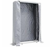 (100 x 25 x 150 cm) vidaXL Firewood Rack with Steel Wire Fireplace Log Store Galvanised steel