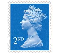 100 x 2nd Class Standard Self Adhesive Stamp Sheet Royal Mail Post Office