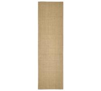 vidaXL Sisal Rug Cat Scratch Mat 100x350cm - Indoor Cat Scratching Carpet, Non-Slip Backing, Durable & Easy to Clean