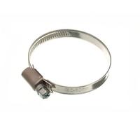 100 X 40-60mm Hose Clips, Worm Drive Jubilee Type, BZP Steel