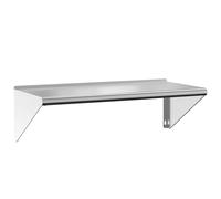 vidaXL Wall Shelf 100x45x31 cm Silver Stainless Steel